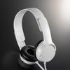 OHM AudioComm H125 Stereo Headphones, White, HP-H125N-W, 03-2280