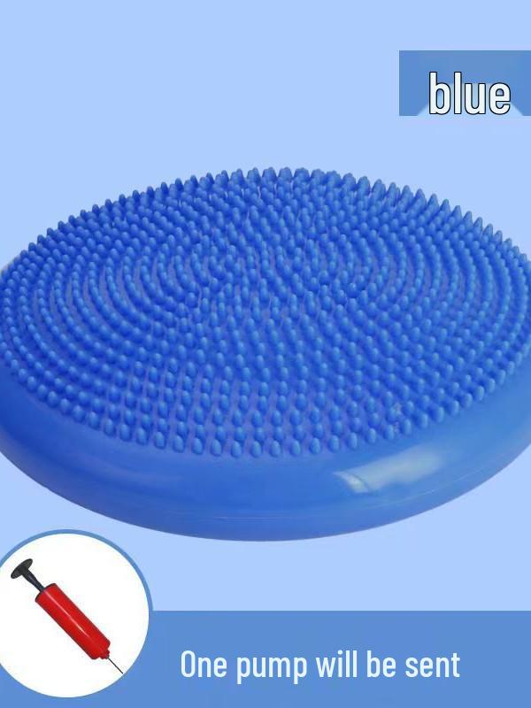 

Children s PVC Yoga Balance and Massage Mat for Core Strength and Sensory Training Blue - Diameter 33cm