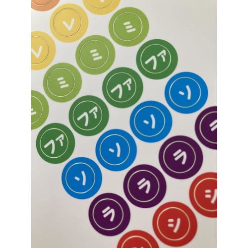 Do-Re-Mi Stickers, Scale, Piano Keyboard, Removable, Musical Notes, Sheet Music, Do-Re-Mi, Fa-So-La-Si-Do, Beginner, Melodica, Stickers, Pianica, Do-R