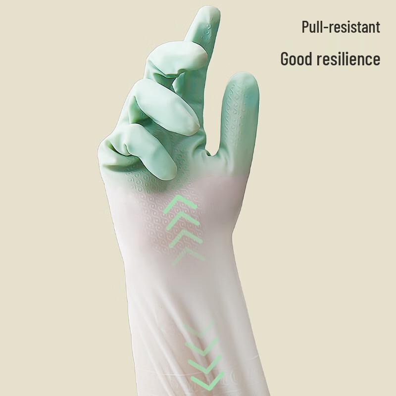 Dapeng Thickened Lined Waterproof PVC Gloves