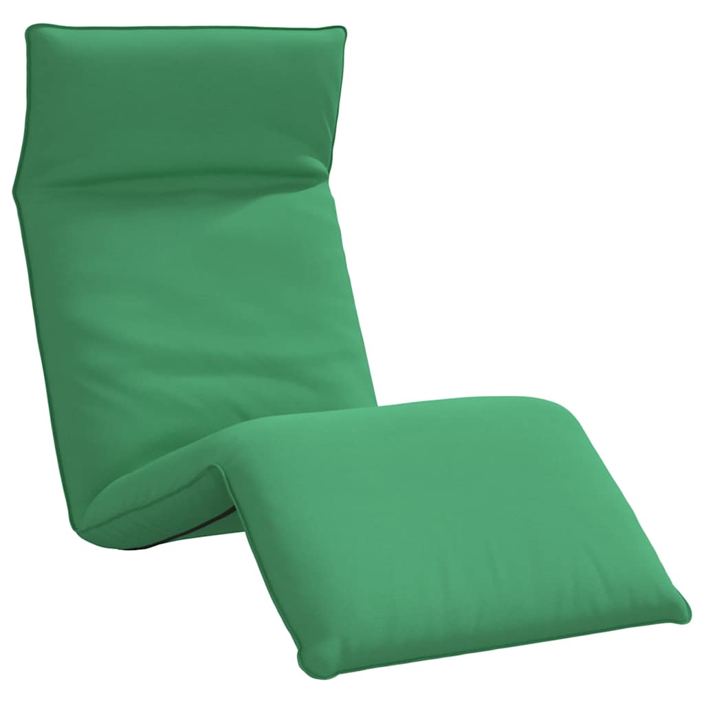 Foldable Sun Lounger Green 175x54x8.5 Cm Oxford Fabric
