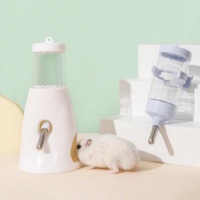 Distributeur d'eau pour hamster Distributeur d'eau de grande capacité Mangeoire Anti-choc Hamster Sol Debout Bouteille d'eau à bille Anti-fuite