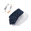 Fashion Style 7 Cm Jacquard Retro Striped Neck Tie Green Versatile Casual Ins Neck Ties for Men and Women Shirt Accessory