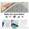 Light Base Tropical Monstera Leaf Runner Rug Minimalist Jungle Plant Print Non Slip Floor Mat for Bathroom Hallway Entry Decor