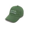 Akiii Classic Vintage Color Lettering Ballcap Green