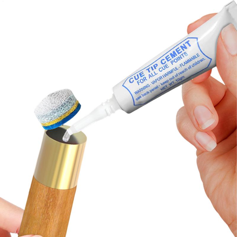 Glue For Billiard Pool Cue Tips Quick-Drying Club Repair Tools Increase Friction Cue Tip Repair Tool Billiard Cue Tip Accessory