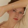 Lewe [6mm+10mm Pearl Earrings Free] Shining Point Ball Bracelet