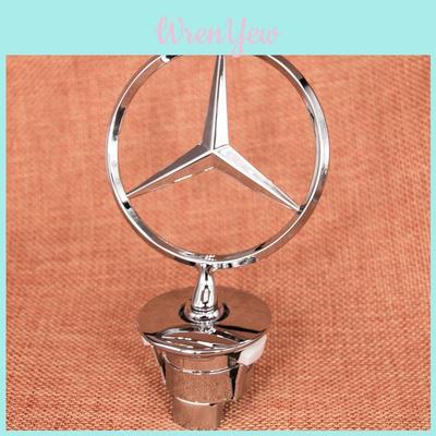 Emblema Stella Cromato Metallo Resistente per Cofano Mercedes Benz per Veicoli W163 W204 W211