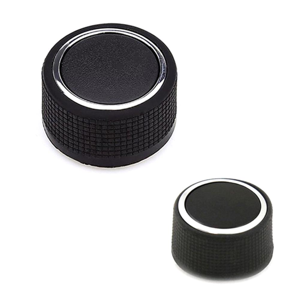 2 Pcs Replacement Rear Radio Audio Volume Control Knob for 22912547 Air Conditioning Switch Knob Car Accessories Plastic