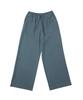Mihebeu Casual Striped Wide Slacks Blue