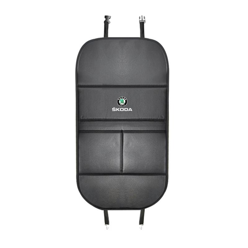 

2025 New Car Seat Back Kick Pad Leather Protector Car Upholstery for Skoda Octavia A2 A7 Kodiaq Enyaq iV Kamiq Superb Fabia Rapi