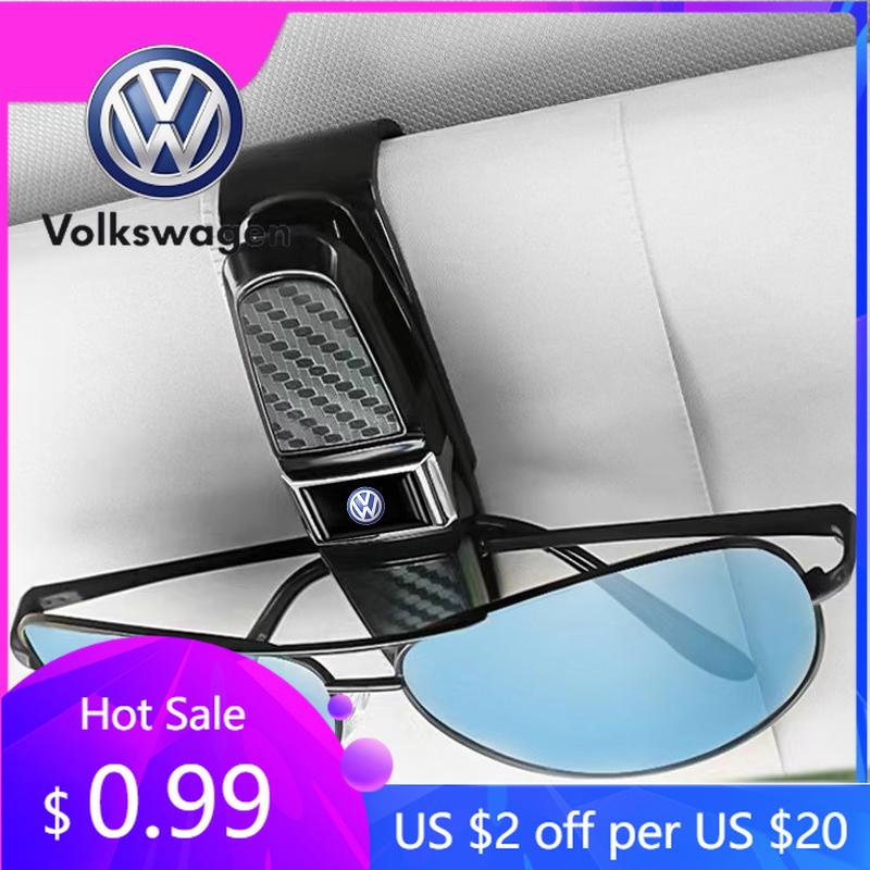 Für VW Volkswagen Jetta MK5 Golf Auto Brillenclip Sonnenblende Brillen Sonnenbrillen Halter Auto Zubehör Für Volkswagen VW RLine