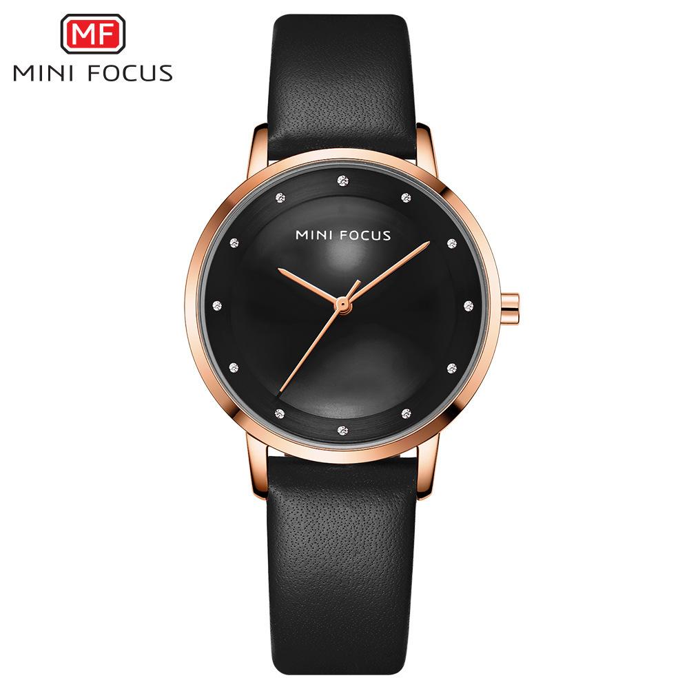 

Модные женские часы с японским механизмом, водонепроницаемые, с ремешком из телячьей кожи, женские часы