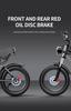 Ridstar Q20 Electric Bike 1000W Powerful Motor 48V20AH Oil Brake 20*4.0inch Fat Tire Ebike Mountain Snow Electric Bicycle