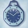 Unisex Octagonal Silicone Pendant Necklace Quartz Pocket Watch for Children