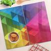 Set of Two Glass Kitchen Boards Geometric Shapes 2x30x52 cm