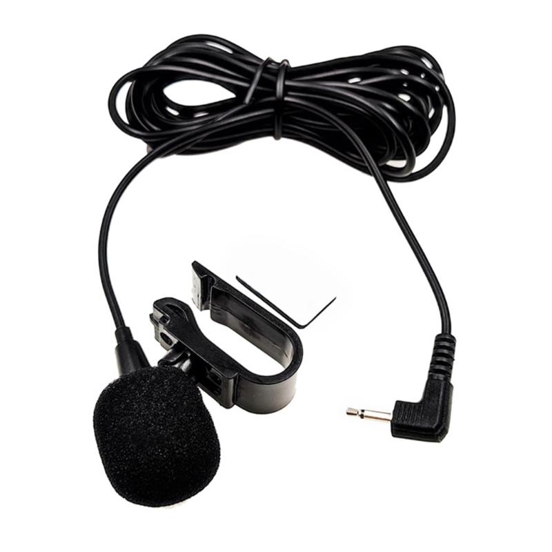 3m Professionals Car Audio Microphone 2.5mm/3.5mm Clip Jack Plug Mic Stereo Mini Wired External Microphone For Auto DVD