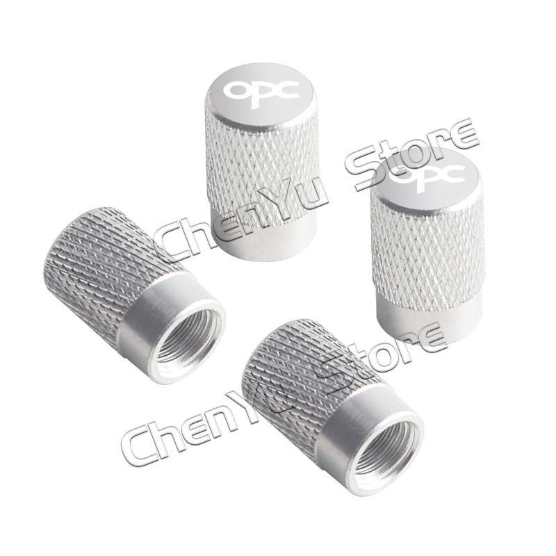 4Pcs OPC Logo Car Metal Wheel Tire Valve Caps Stem Case Dust Cap For Opel Astra Insignia Corsa Rocks Junior Accessories Styling