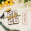 Three Dimensional 2026 Graduation Wooden Holiday Decoration Ornaments Graduation Gifts