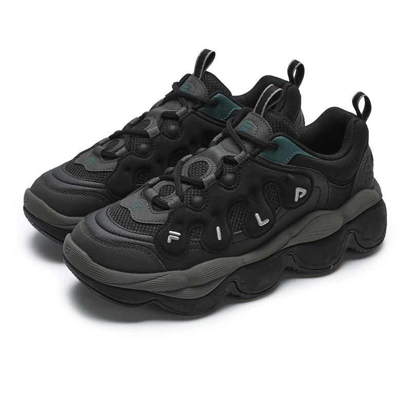 Fila PEASE Low Top Casual Shoes Men's Black Green F12M441117FBM