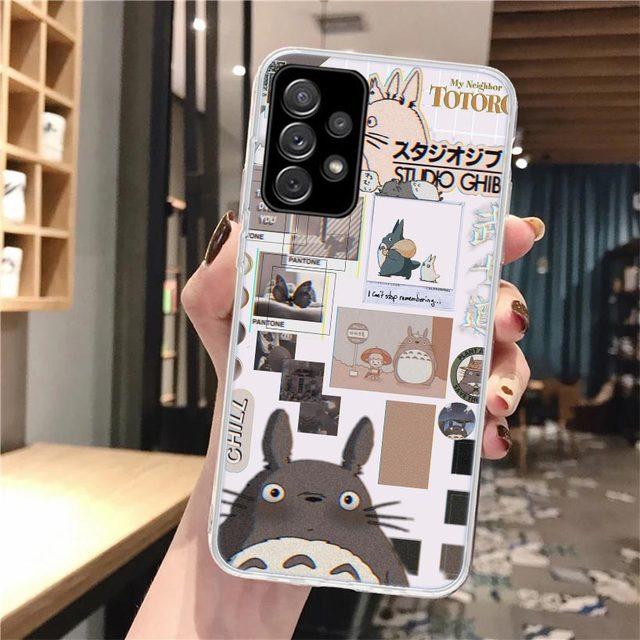 

Мягкий чехол для телефона Totoro Studio Ghibli с аниме для Samsung Galaxy A52 A53 A12 A13 A22 A23 A32 A33 A72 A73 5g A02s A03s A50s с узором Samsung A52