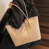 Large Capacity Women's Commute Fashion Sense Simple Tote Bag Women's 2025 New Trendy Autumn and Winter Big Bag Shoulder Big Bag