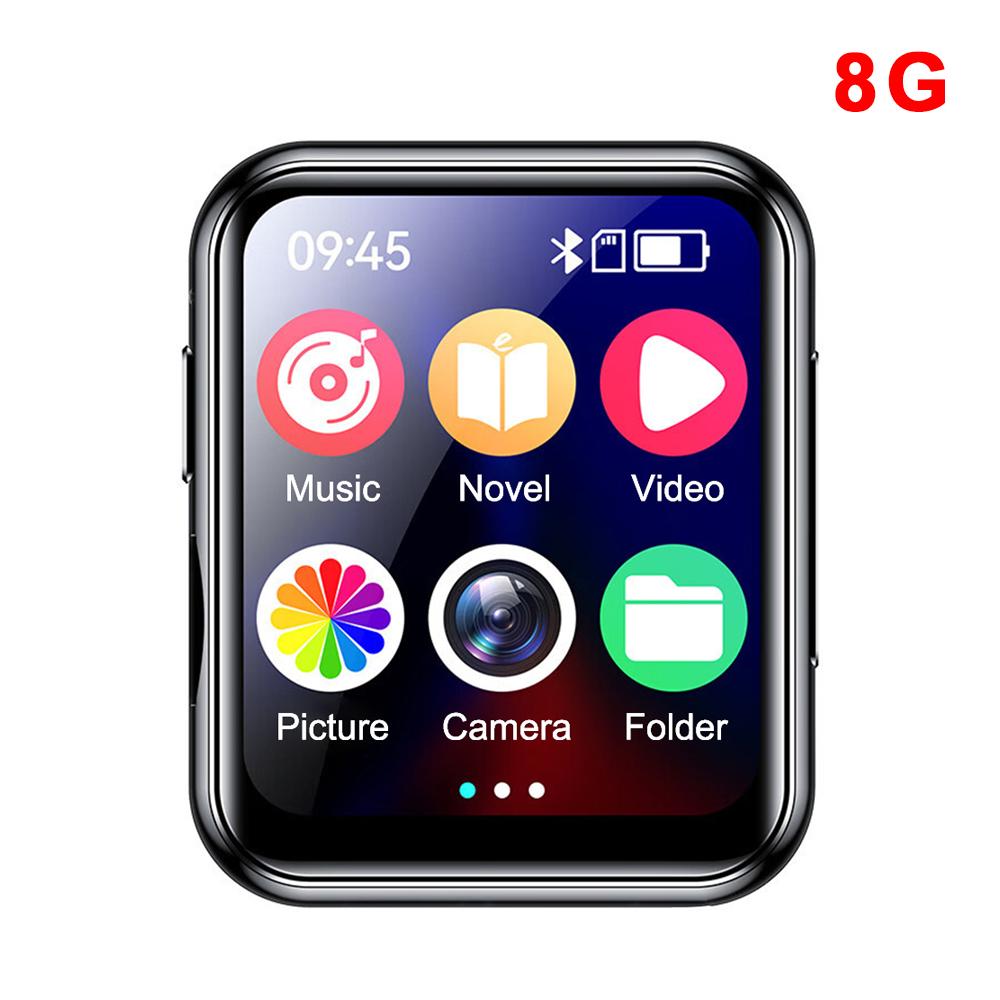 Bluetooth 5.4 MP3 Music Player Built-in Speaker Full Touch Screen Hi-Fi MP3 Walkman with Recorder Camera Video FM Radio E-book