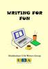 The Writing For Fun Book