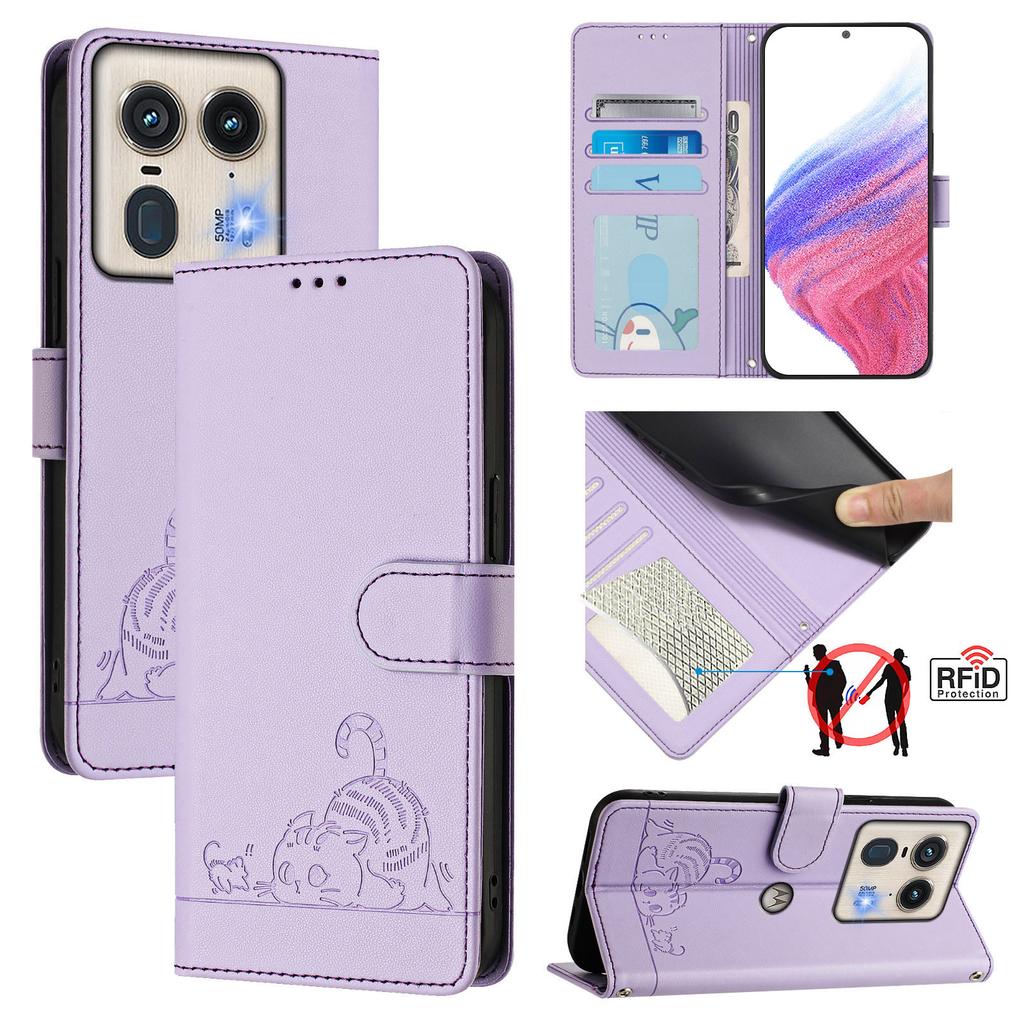 Magnetische Klapp-Leder-Brieftaschenhülle für Motorola Edge 60 Fusion Stylus Neo Pro 50 Ultra Fusion Pro Neo Kartenhalter Ständer Abdeckung