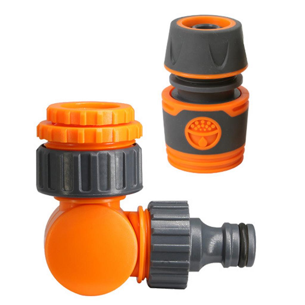 Easy Clicks Lock Connector Suitable For Garden Hose Reel Faucet Adapter With Antikink Function Convenient Water Access