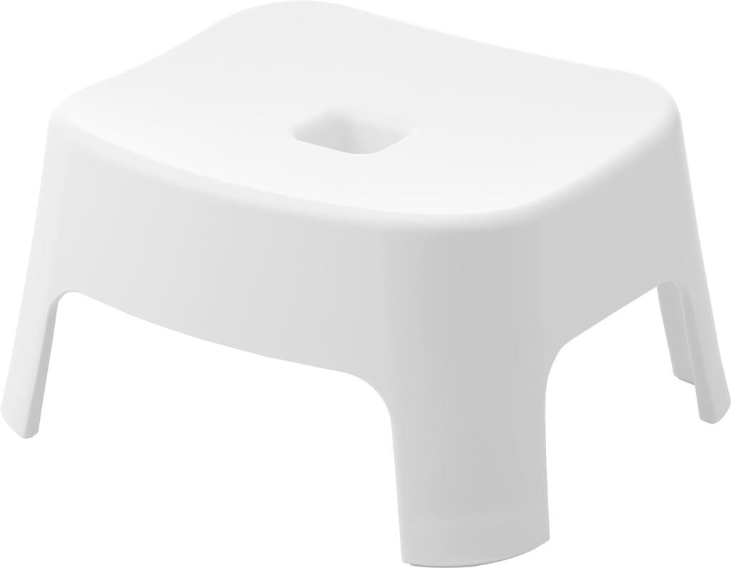 Yamazaki Jitsugyo Magnetic Bath Chair for Kids SH13 White W25.5 X D21 X H13cm Tower Bath Chair Bath Chair for Children and Toddlers Easy To Dry 1852