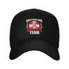 Gorra Unisex para Mujer Bandera de Suiza Retro Gorras de Béisbol Ajustable Ropa Casual