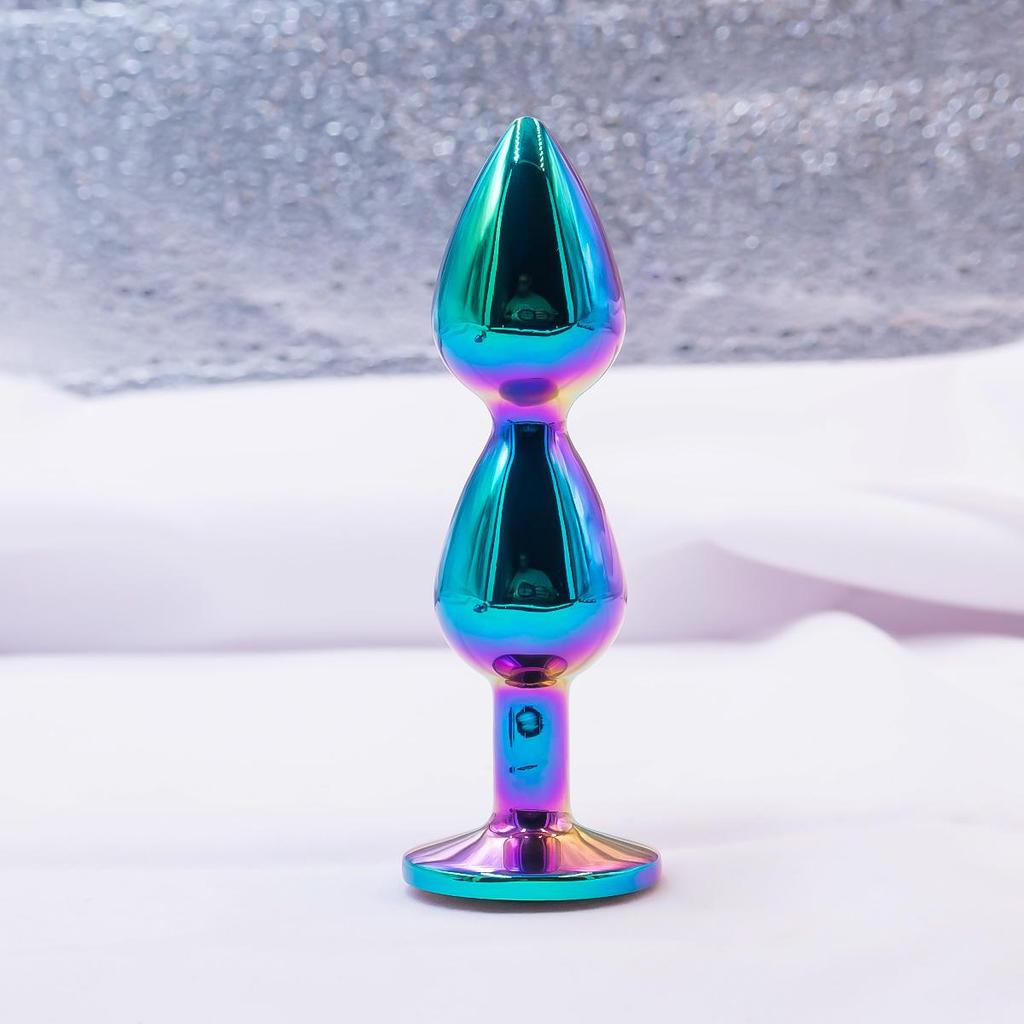 Dop anal cu bază de bijuterie Jucărie pentru dilatare și masaj anal Masturbare adultă Wellness sexual Masaj punct G