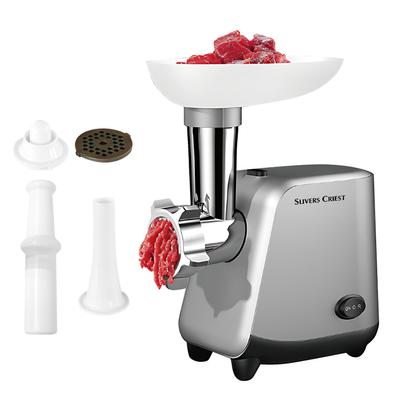 SLIVERS CRIEST Electric Meat Grinder Machine 800W Meat Chopper One Button Operation Food Grade Aluminum Alloy with Sausage