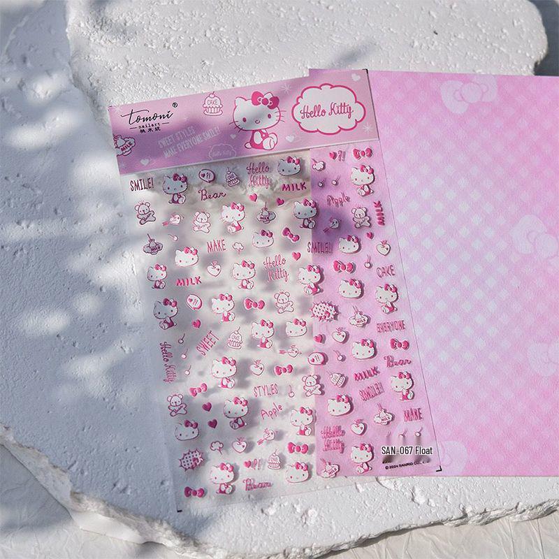 

Наклейки для нігтів та камери Hello Kitty Sanrio: Милий Мультяшний Стиль Hello Kitty Sticker [1 Sheet]