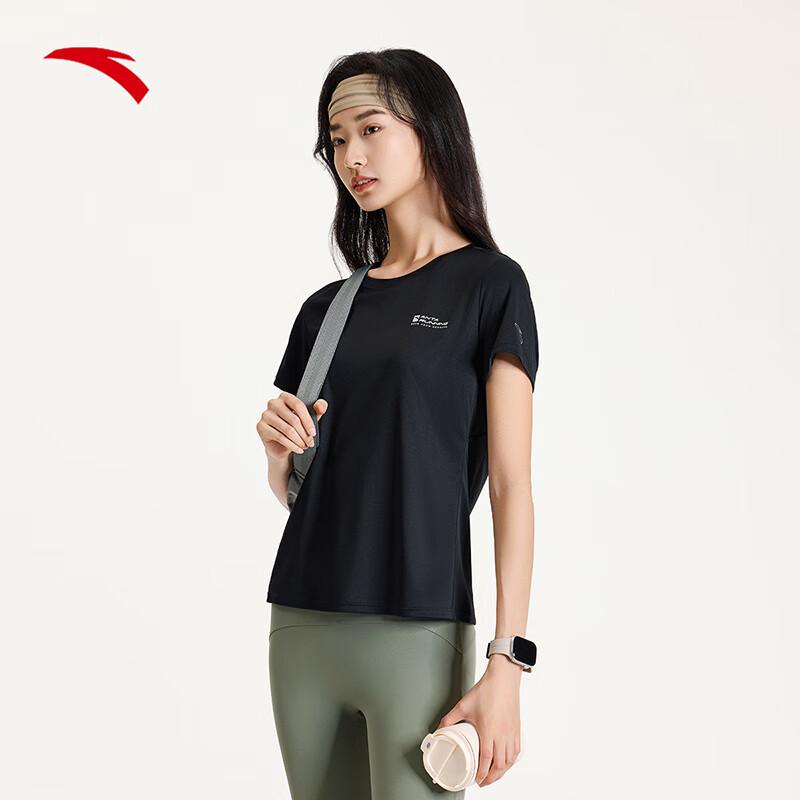 Anta Women s Quick-Dry Round Neck Sports T-Shirt L