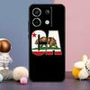 California Flag Case For Xiaomi Redmi Note 14 9 10 11 12 13 15 Pro Plus Redmi 15 15C 14C 10C 12C 13C Cover