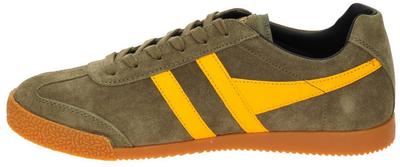 Gola Harrier Suede Sneakers (CMA192) Rhino/off-white/navy