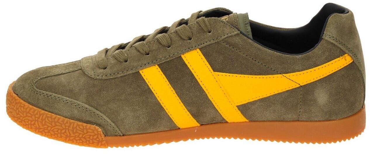 

Кроссовки Gola Harrier Suede (CMA192) цвета носорога/офф-белый/нави 46