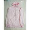 Felpa con cappuccio e zip lunga da donna, vestibilità larga, giacca casual con tasche