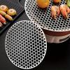 Stainless Steel Barbecue Net Round Metal BBQ Mesh Grate Grid Camping Picnic Food Rack BBQ Grill Kitchen Tool Accessories28cm