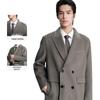 K-Boxing Men's Merard Style Wool Blend Business Overcoat