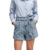Womens/Ladies Teofila Plaid Paperbag Shorts