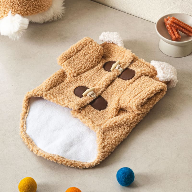 [Κατοικίδιο] Αφρώδης Παλτό Tteokbokki L