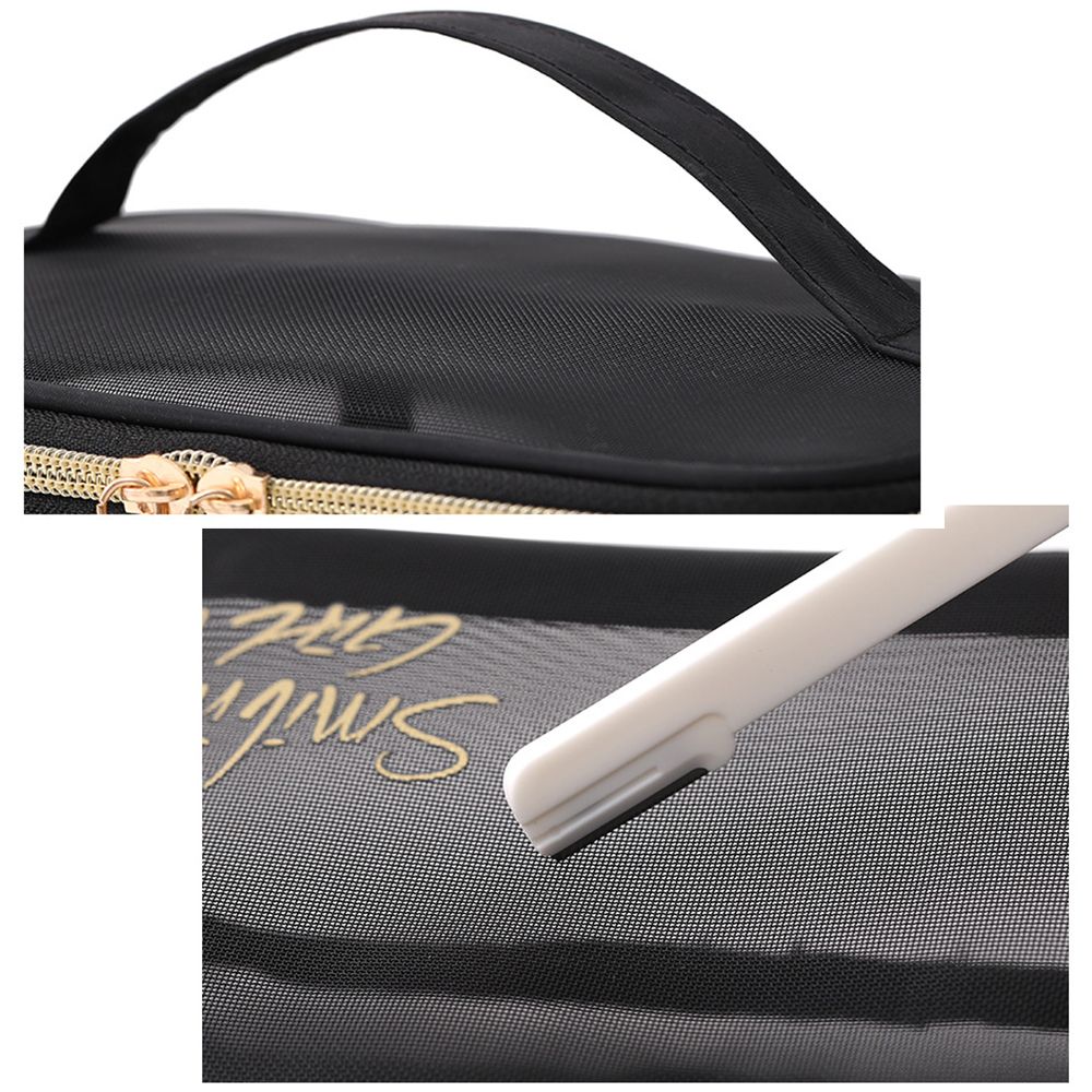 1/5Pcs Large Capacity Portable Travel Storage Case Toiletry Organizer Mesh Cosmetic Bag Makeup Pouch
