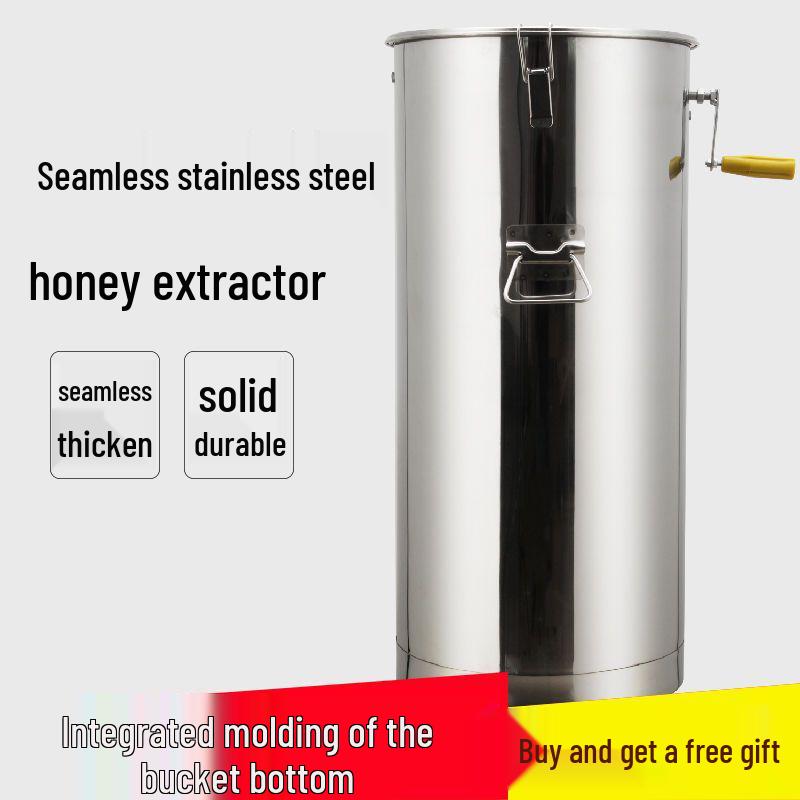 Thickened Stainless Steel Honey Extractor & Spinner Set for Beekeeping