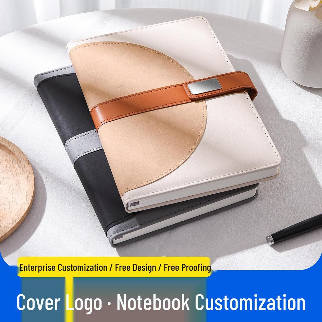 Custom Logo Thick Buckle Notebook and Diary