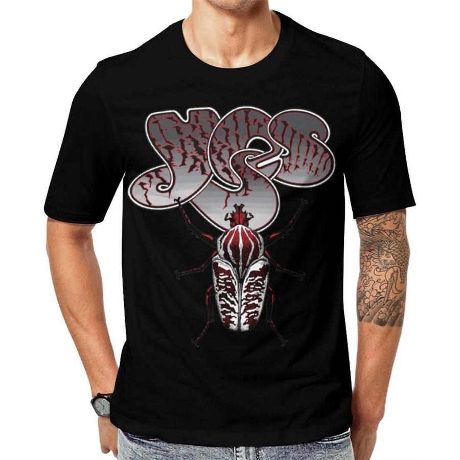 xhaxhi T-Shirt for Women and Men Yes Rock Band Running Shirts Men s Short Sleeve Shirts Women’s T-Shirt Quick Dry S