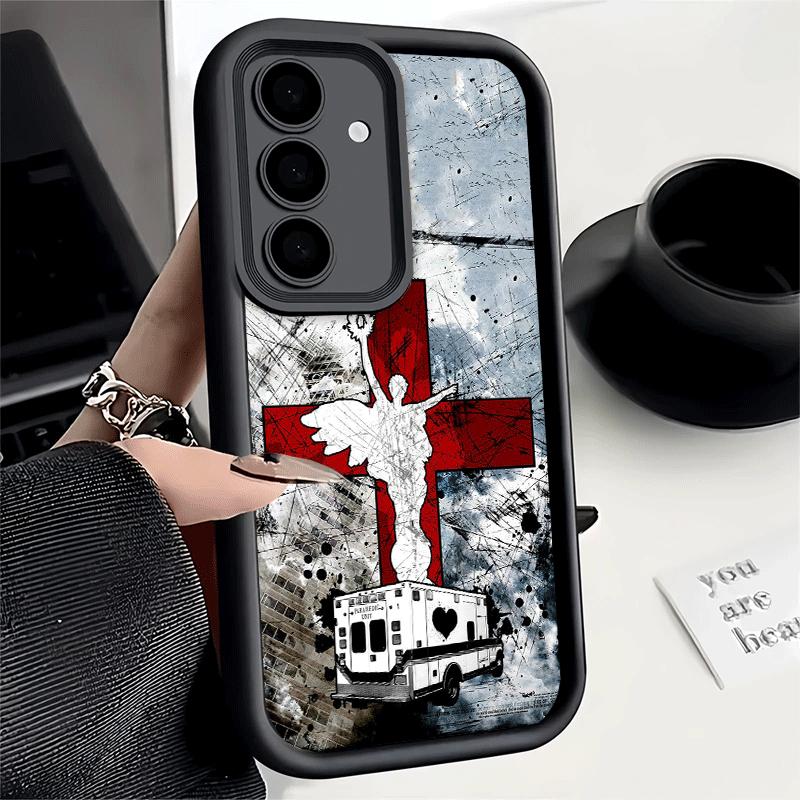 

EMT EMS Ambulance Soft Phone Case for Samsung Galaxy S26 Ultra S25 Edge S24 S23 S22 Plus S21 S20 FE 5G Shell Silicone Funda Samsung S25 Edge