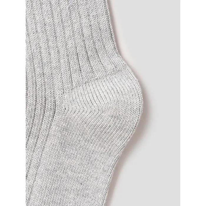 Double Stripe Socks Light Grey